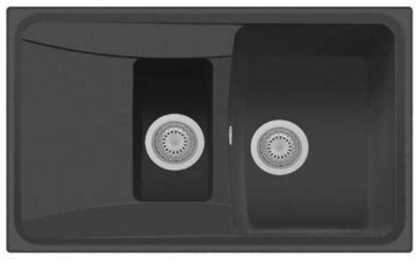 ROXANA 79.15 1,5B 0,5D gránit mosogatótálca PLADOS ROXANA 79.15 1,5B 0,5D gránit mosogatótálca PLADOS